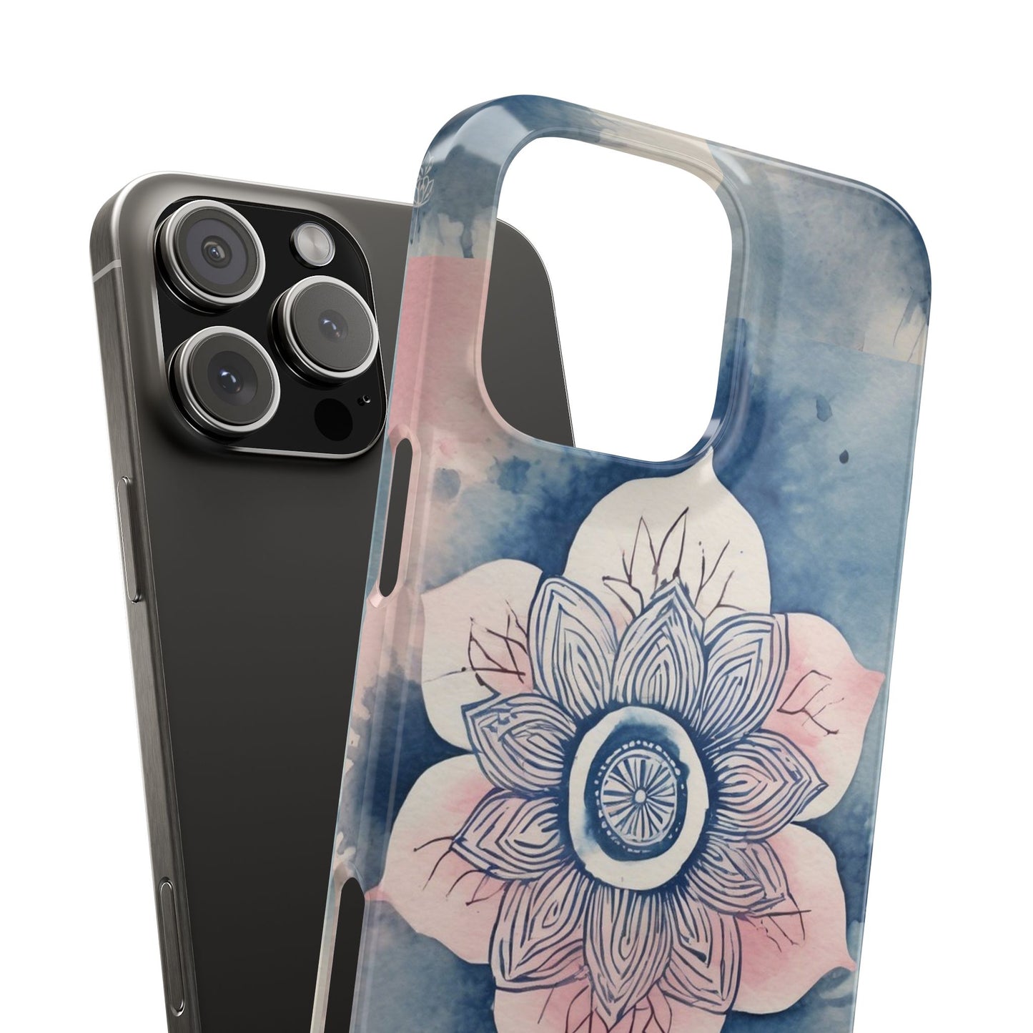 Water Color Flower Painting Slim Phone Case | Artloom Gallery