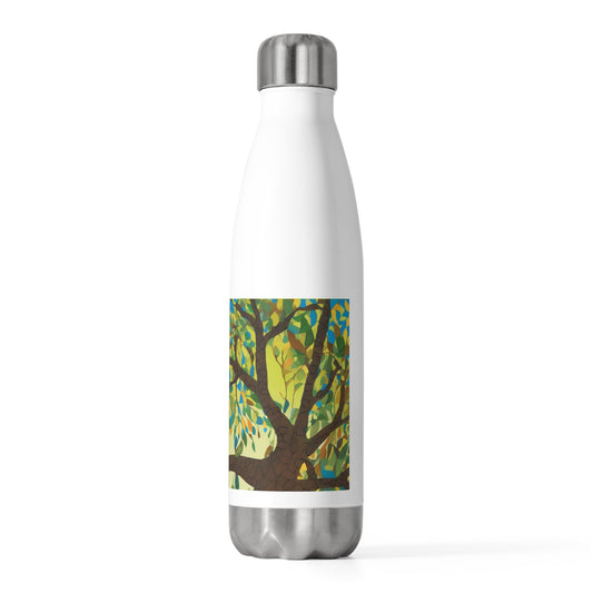 Parrot on a Tree - Artistic 20oz Insulated Bottle | Artloom Gallery