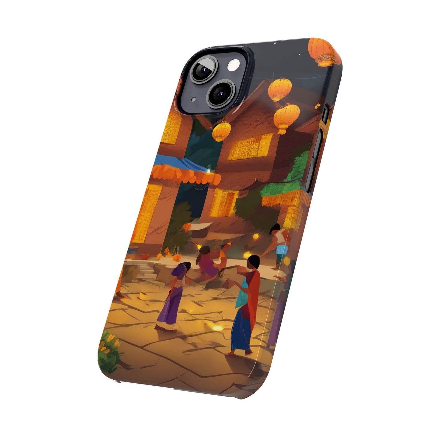 Festival of Lights Slim Phone Case | Artloom Gallery
