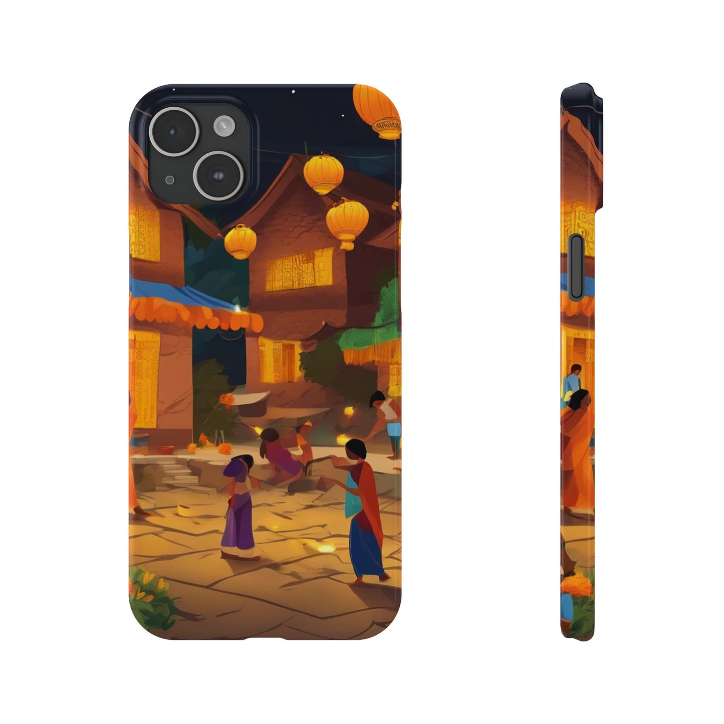 Festival of Lights Slim Phone Case | Artloom Gallery