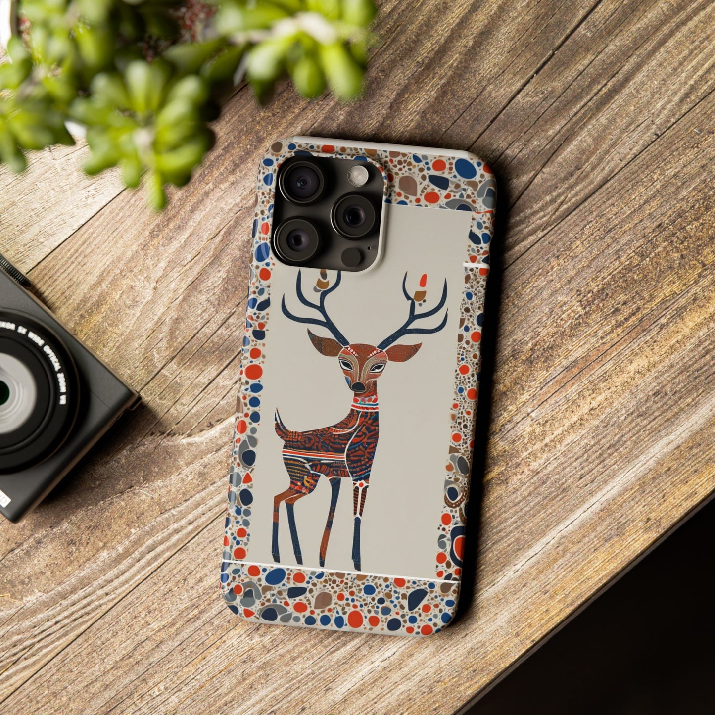Phone Cases - Deer In The Headlights Slim Case