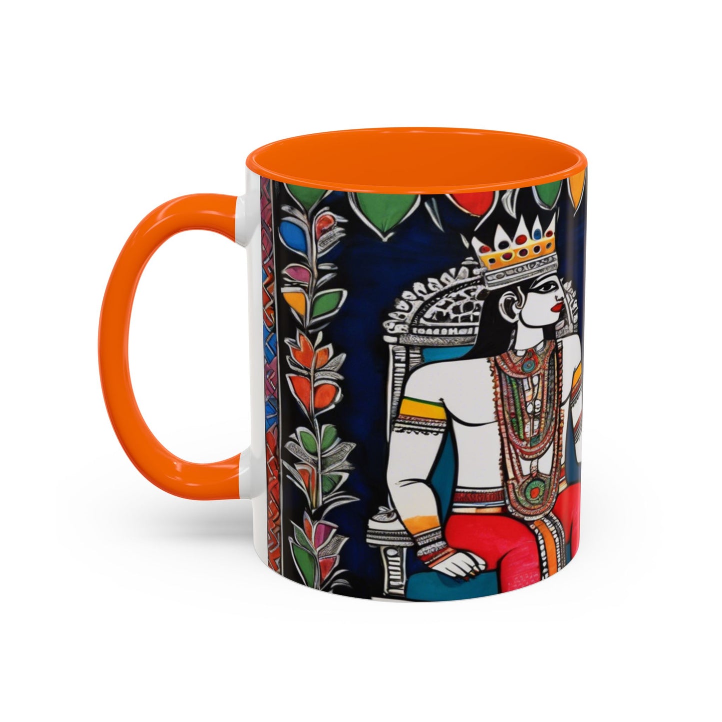Artistic Madhubani Indian Art – Ceramic Coffee Mug (11oz/15oz) | Artloom Gallery