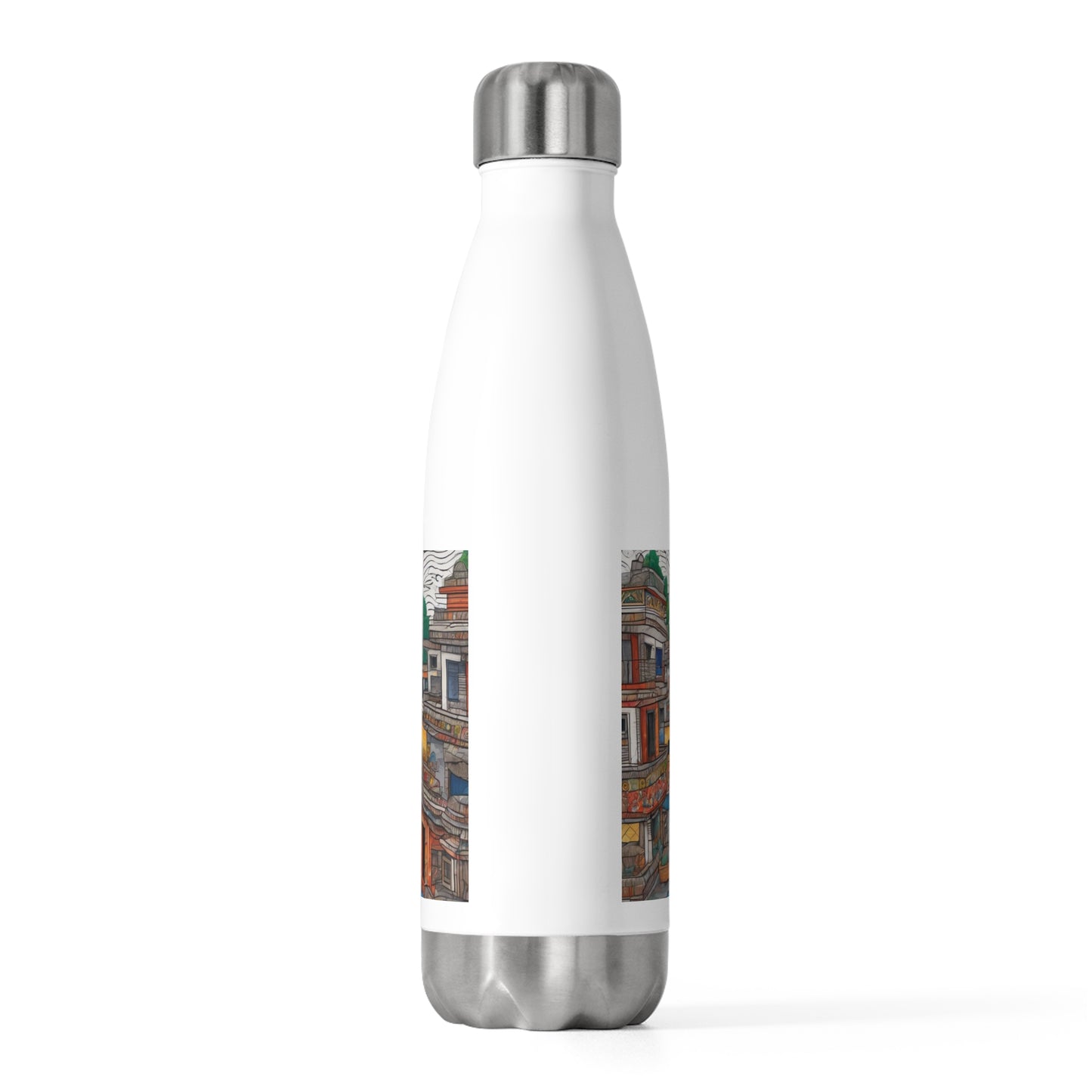 Rain Dance on the Roof - Artistic 20oz Insulated Bottle