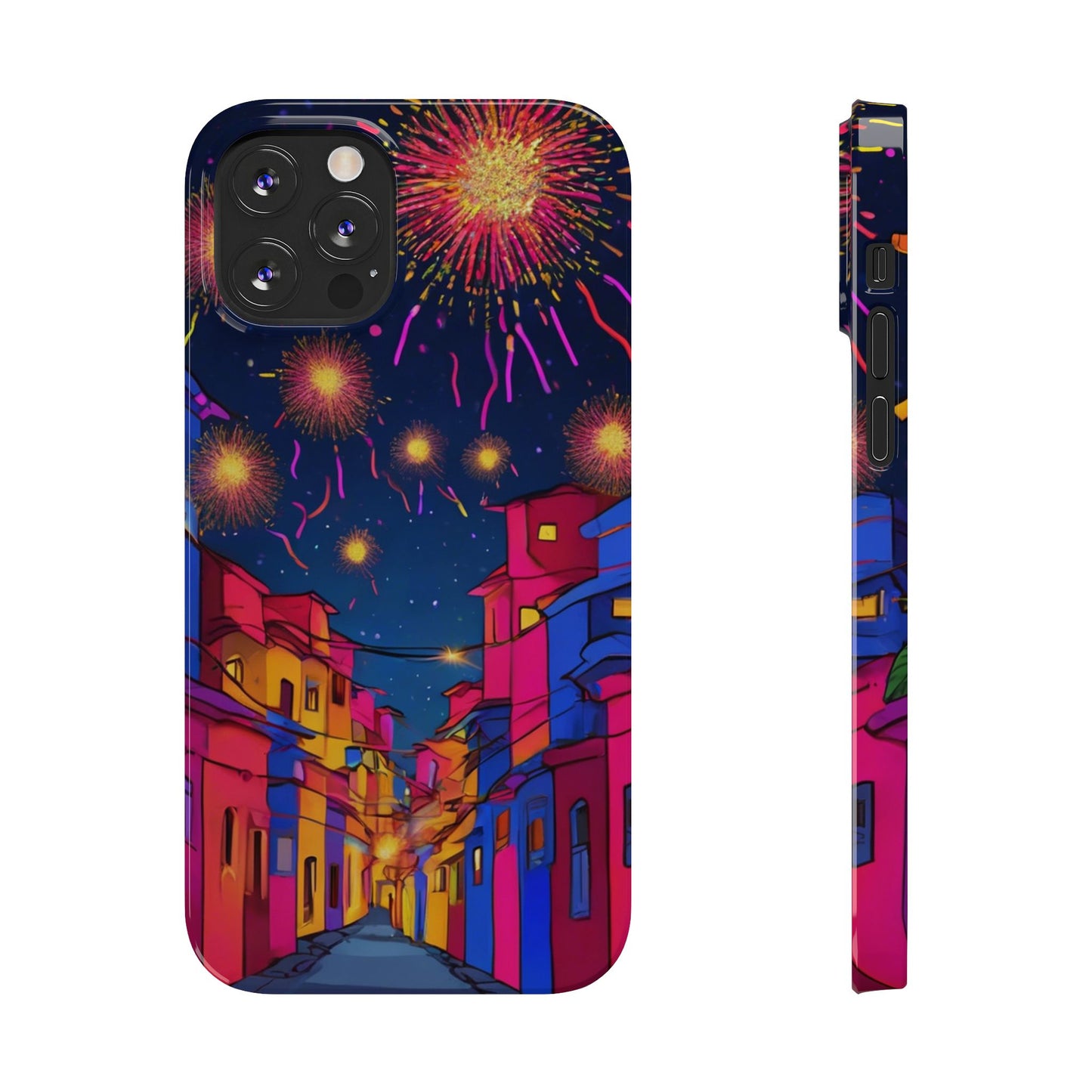 Phone Cases - Diwali Night Sparkles and Celebration Slim Case | Artloom Gallery