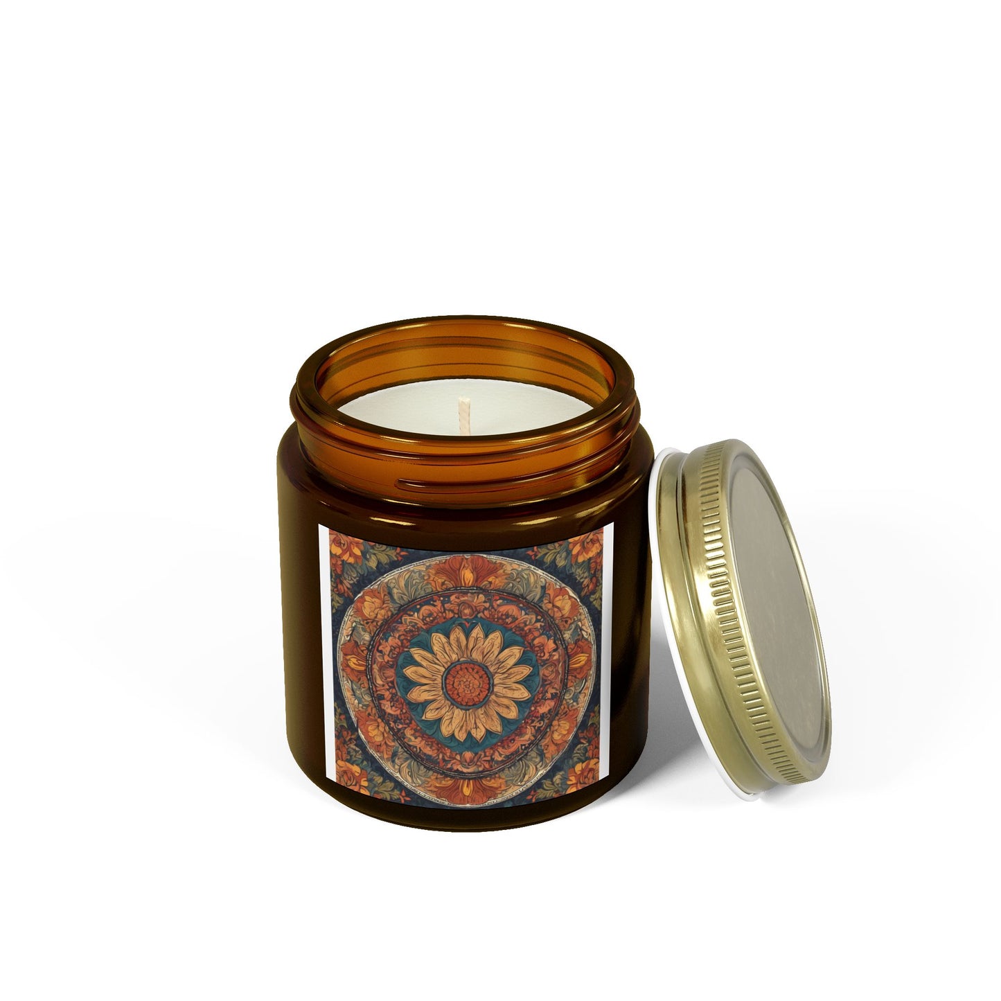 Artistic Mandala Scented Candle (4oz, 9oz) | Artloom Gallery