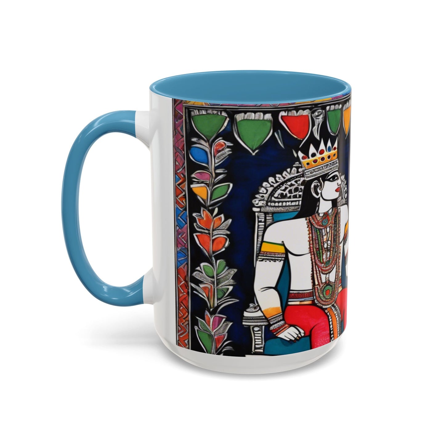 Artistic Madhubani Indian Art – Ceramic Coffee Mug (11oz/15oz) | Artloom Gallery