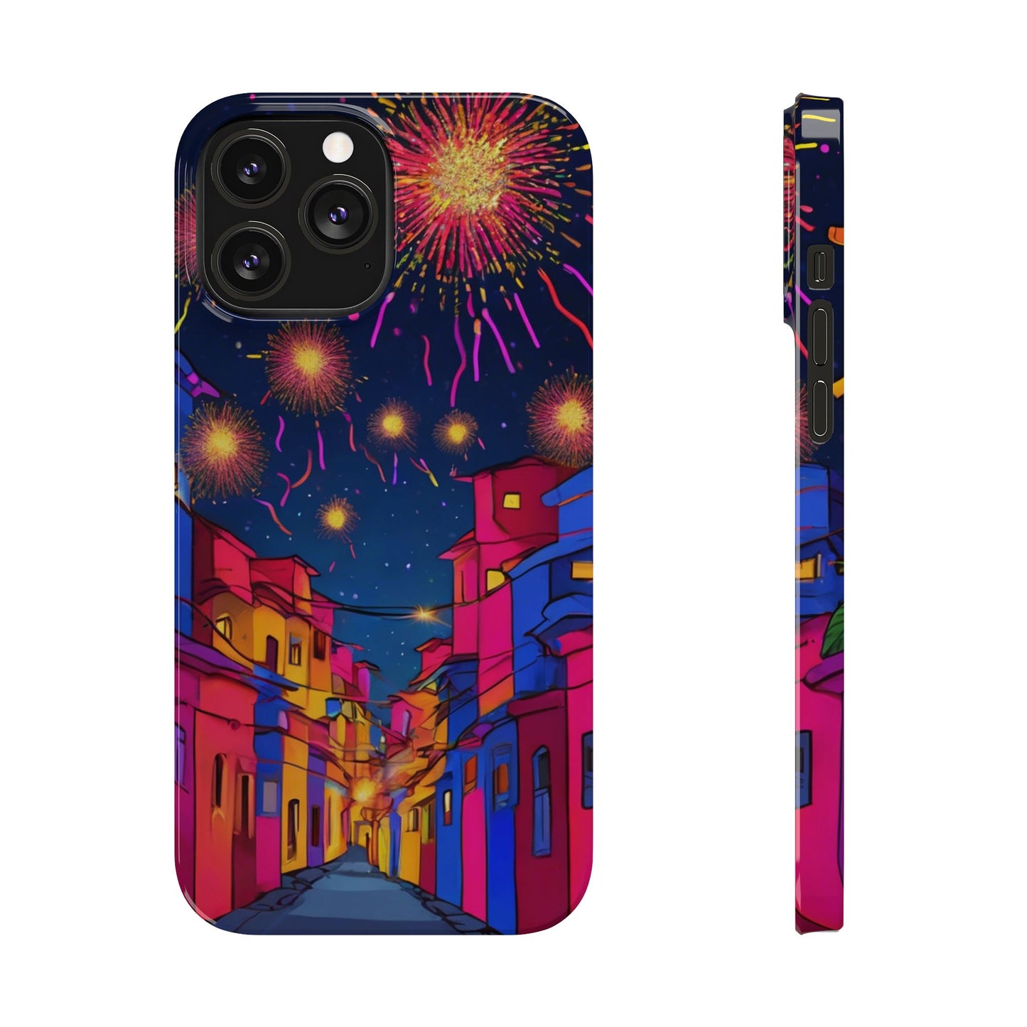 Phone Cases - Diwali Night Sparkles and Celebration Slim Case | Artloom Gallery