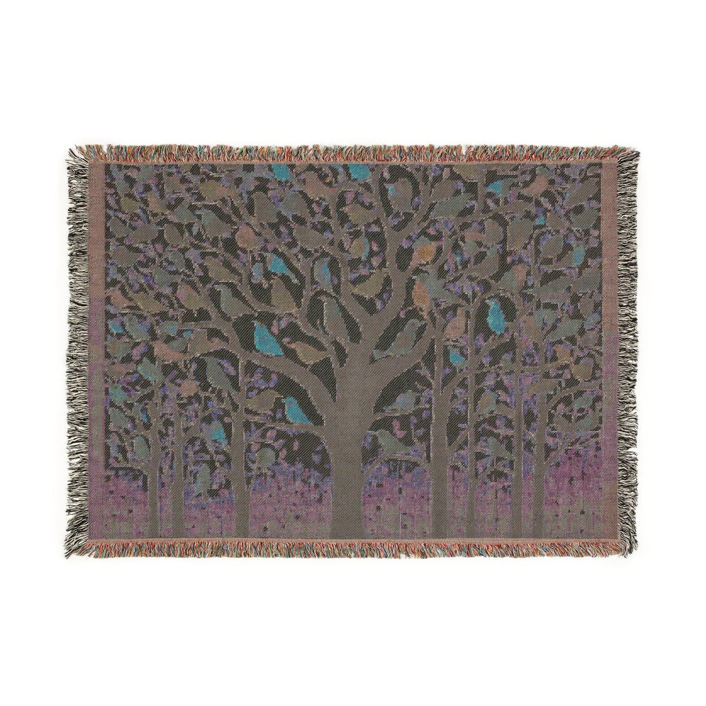 Monsoon Melody Woven Blanket | Artloom Gallery