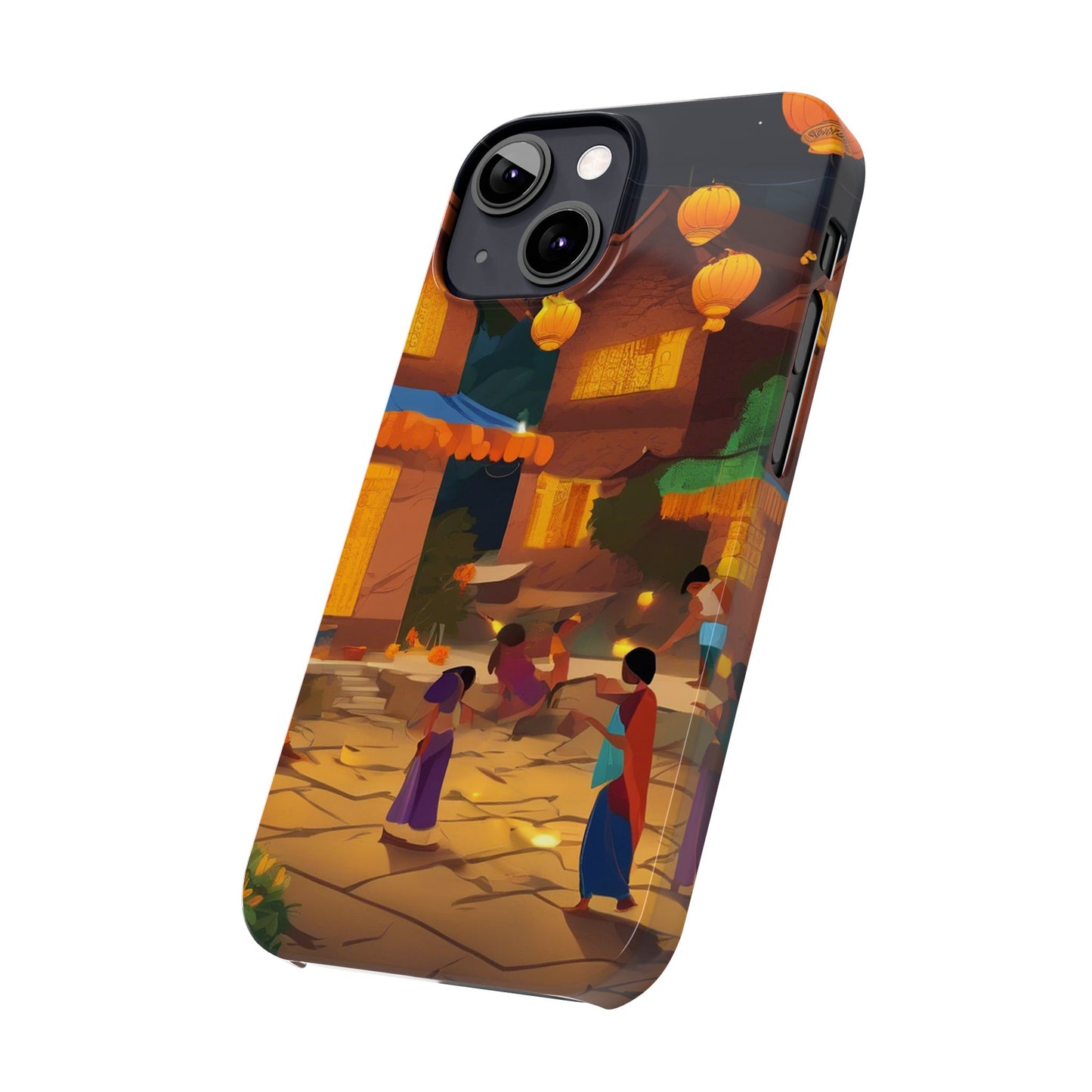 Festival of Lights Slim Phone Case | Artloom Gallery