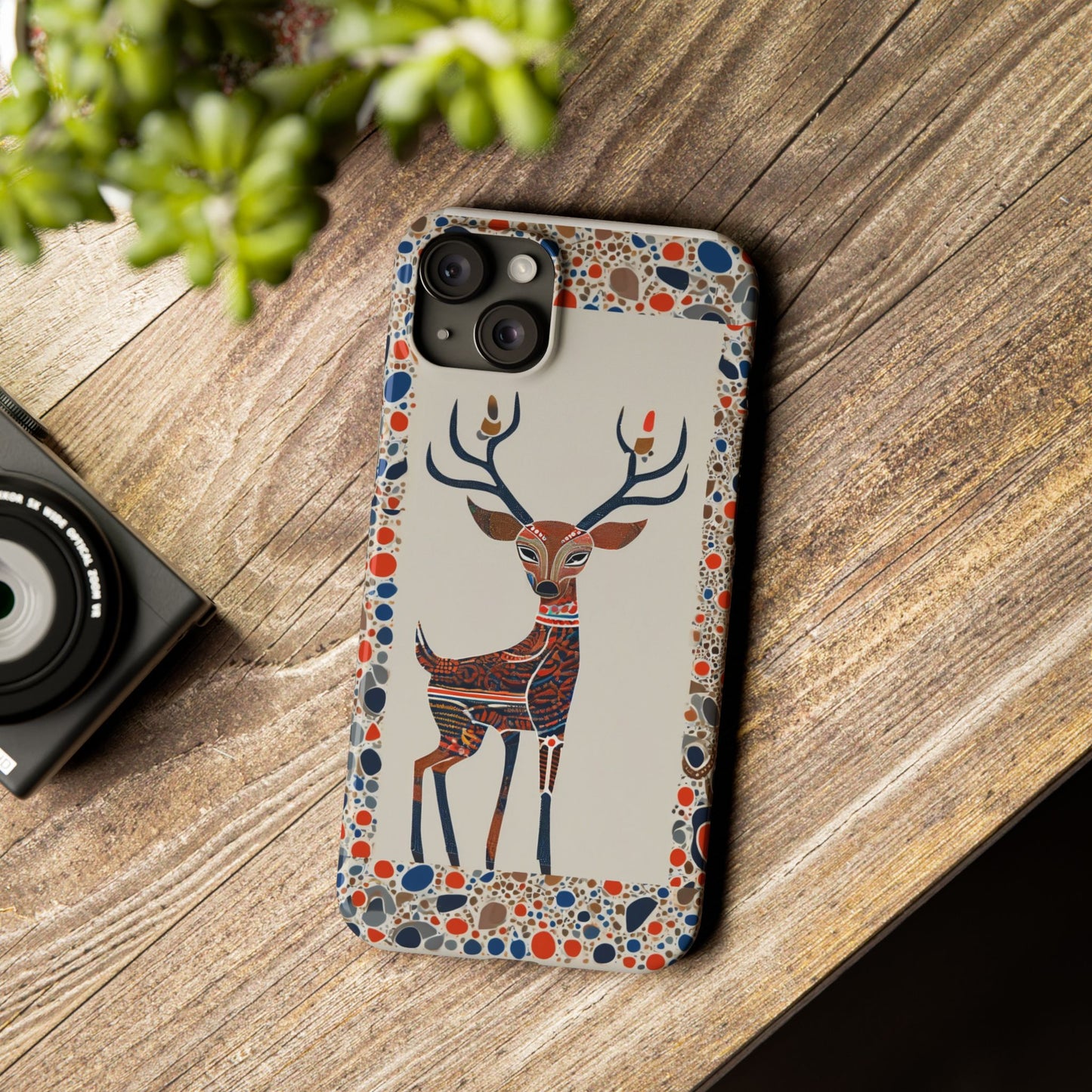 Phone Cases - Deer In The Headlights Slim Case