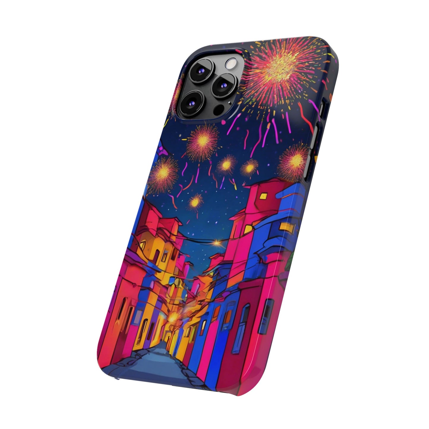 Phone Cases - Diwali Night Sparkles and Celebration Slim Case | Artloom Gallery
