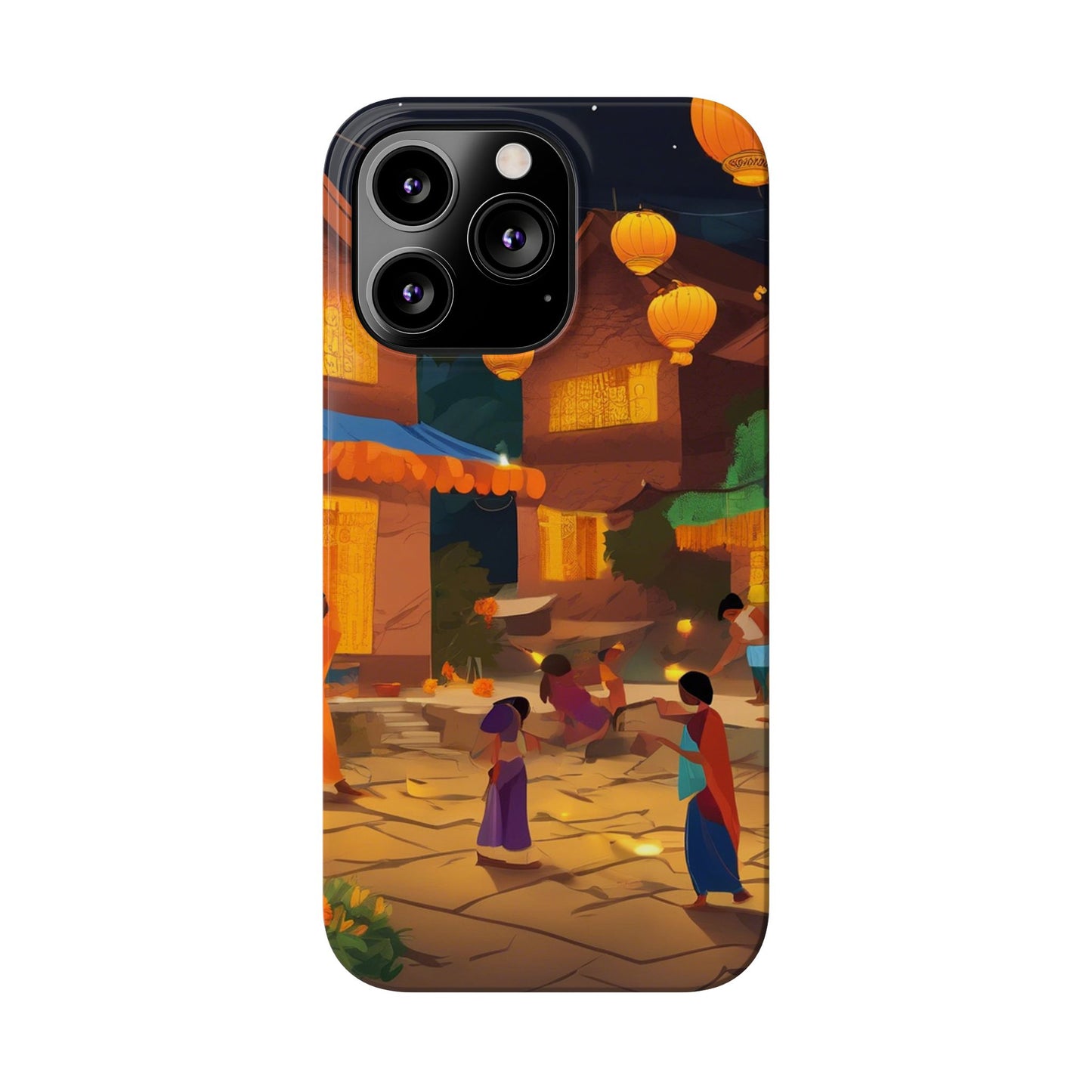 Festival of Lights Slim Phone Case | Artloom Gallery
