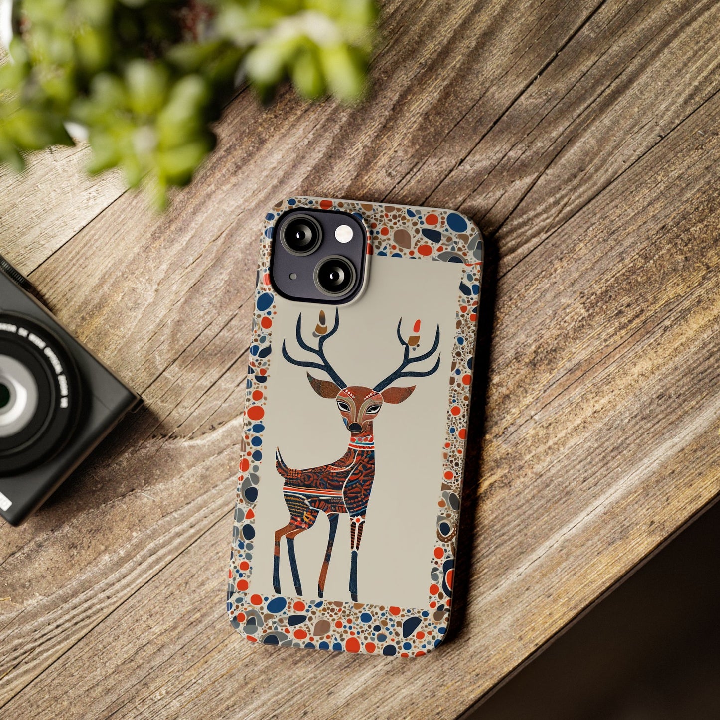 Phone Cases - Deer In The Headlights Slim Case