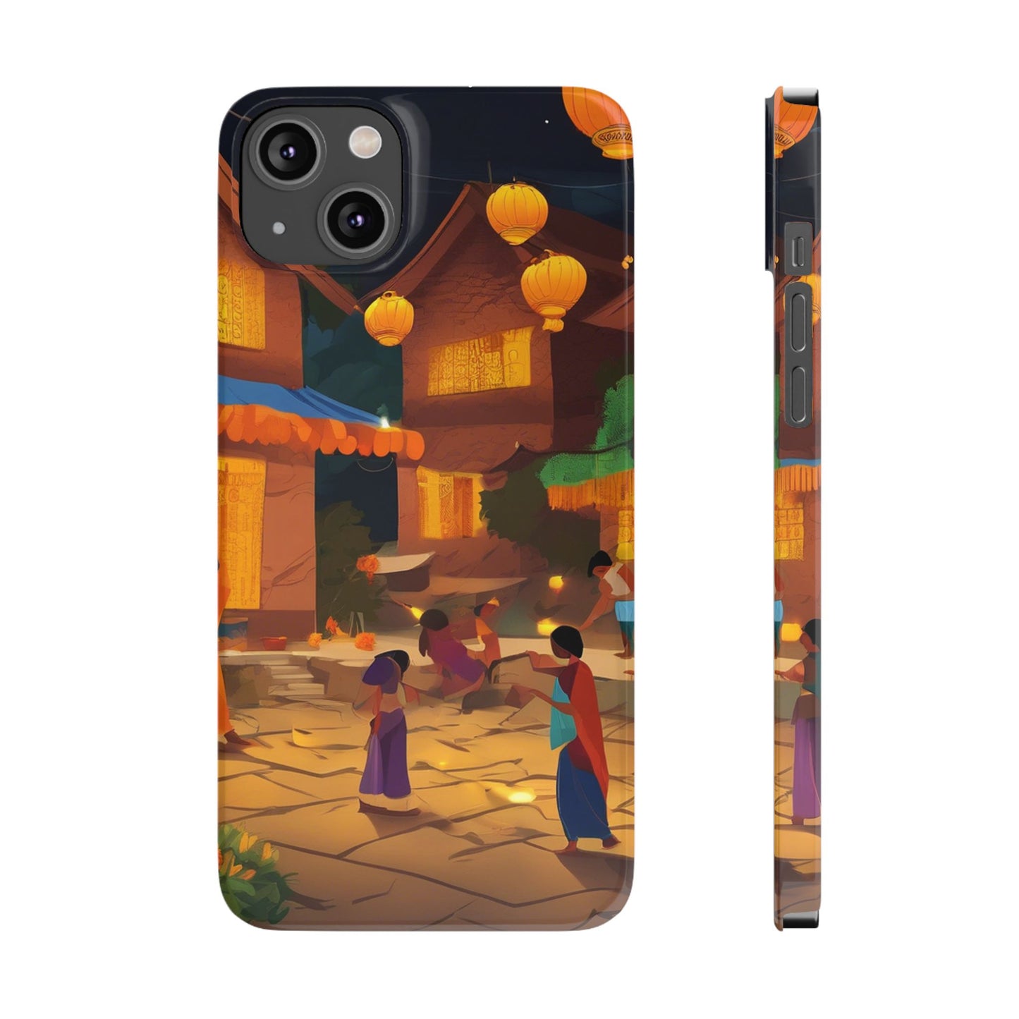 Festival of Lights Slim Phone Case | Artloom Gallery