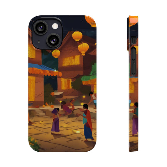 Festival of Lights Slim Phone Case | Artloom Gallery