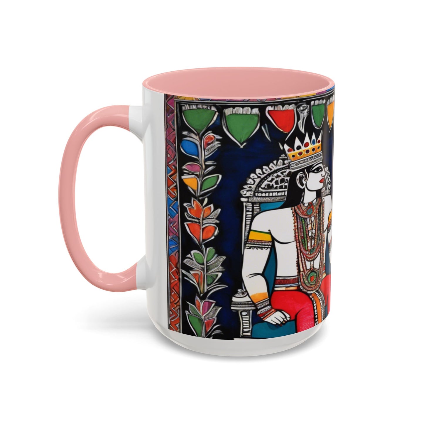 Artistic Madhubani Indian Art – Ceramic Coffee Mug (11oz/15oz) | Artloom Gallery
