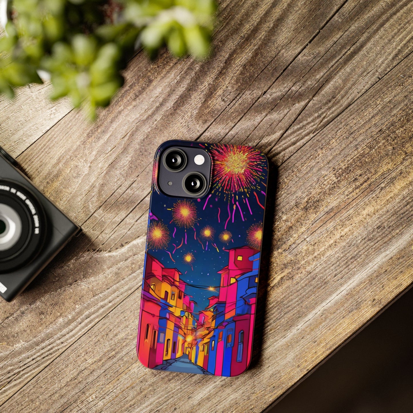 Phone Cases - Diwali Night Sparkles and Celebration Slim Case | Artloom Gallery