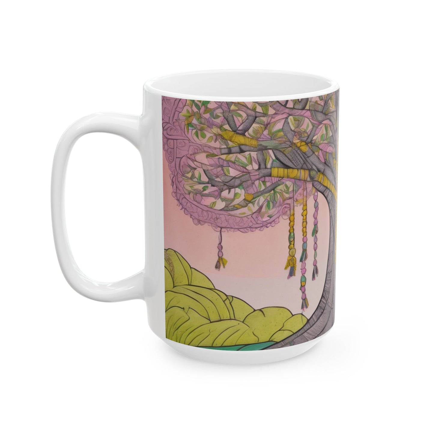 Wishing Tree – Artistic Ceramic Mug (11oz/15oz) | Artloom Gallery