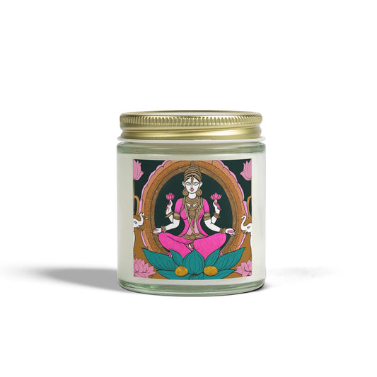 Goddess Laxmi Scented Candle for Diwali  (4oz, 9oz) | Artloom Gallery