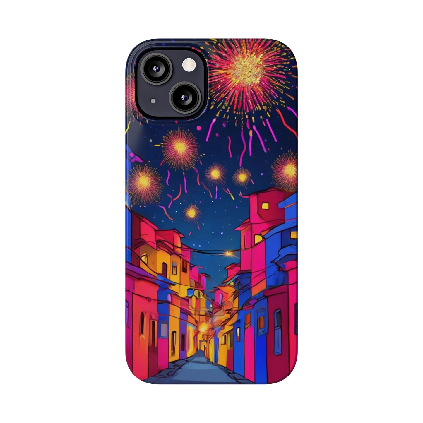 Phone Cases - Diwali Night Sparkles and Celebration Slim Case | Artloom Gallery