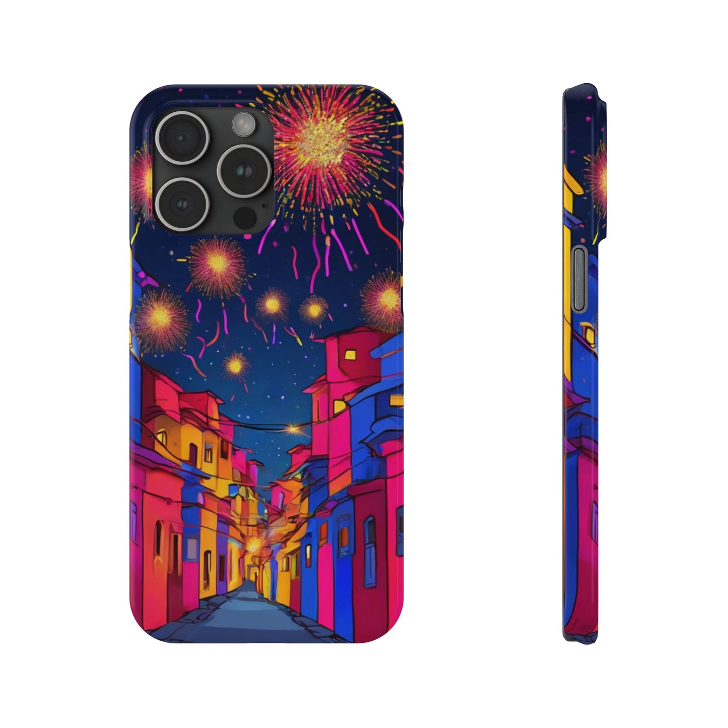 Phone Cases - Diwali Night Sparkles and Celebration Slim Case | Artloom Gallery
