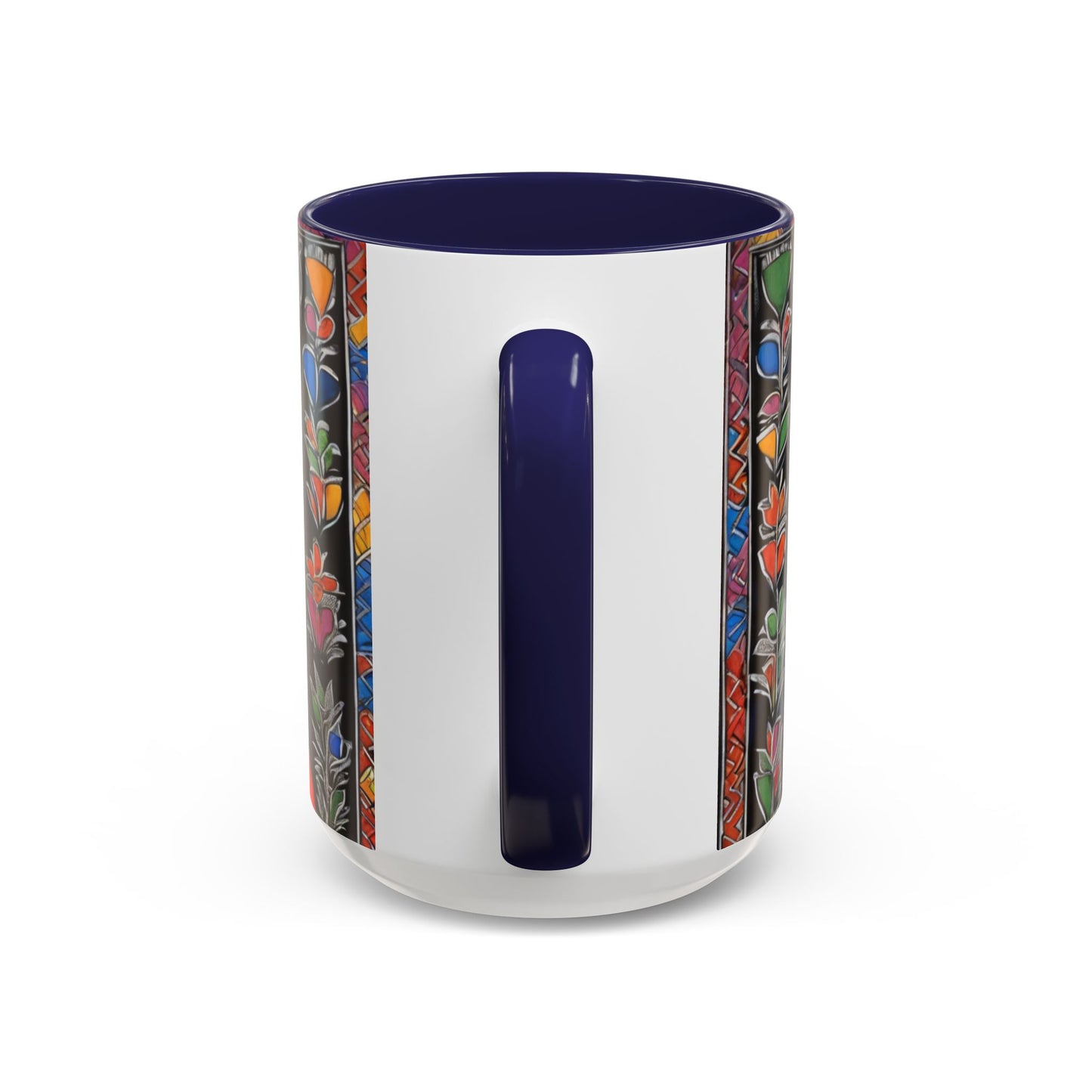 Artistic Madhubani Indian Art – Ceramic Coffee Mug (11oz/15oz) | Artloom Gallery
