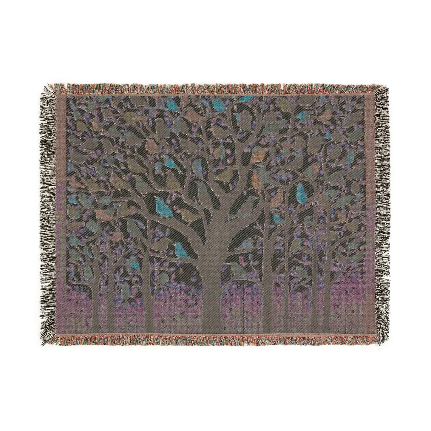 Monsoon Melody Woven Blanket | Artloom Gallery