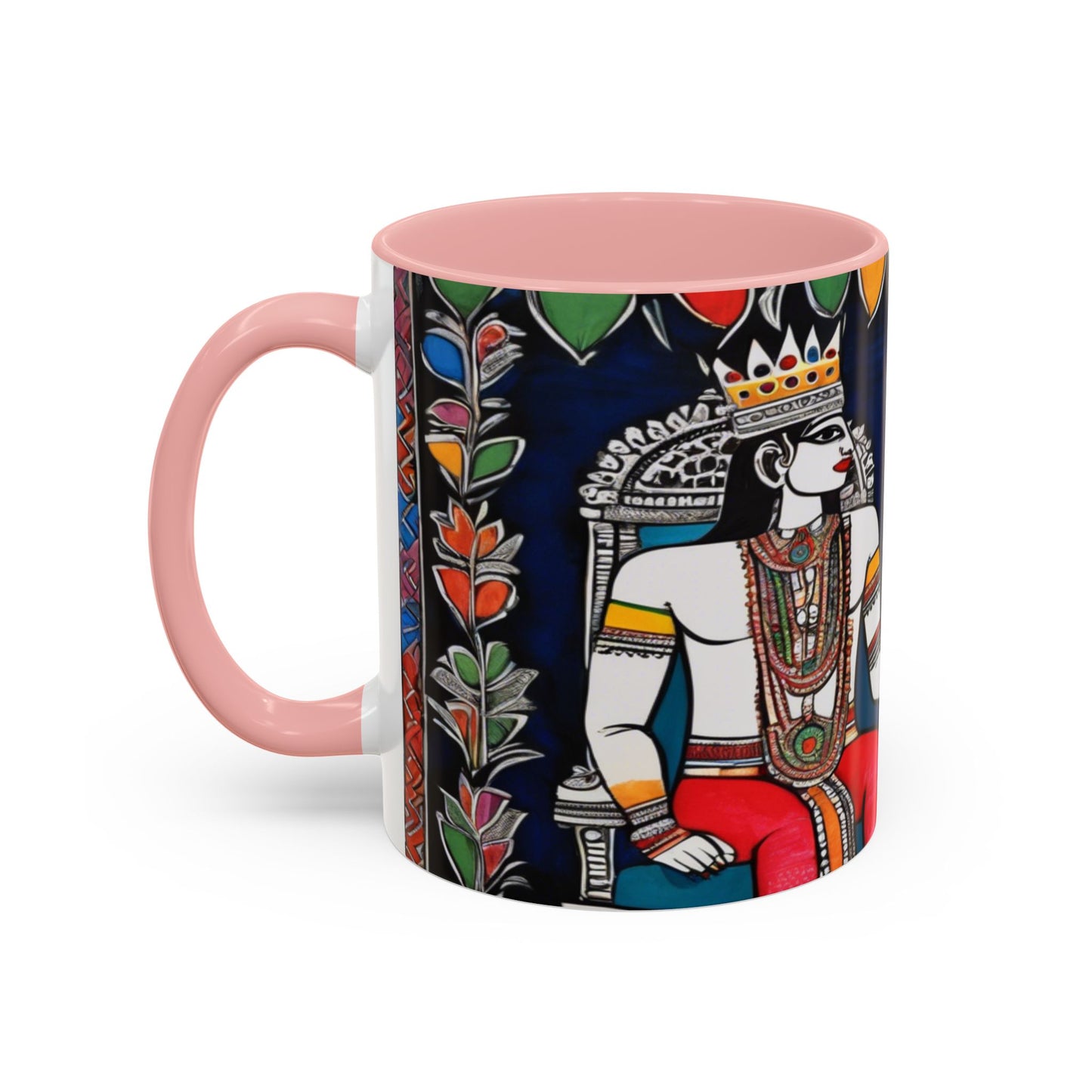 Artistic Madhubani Indian Art – Ceramic Coffee Mug (11oz/15oz) | Artloom Gallery