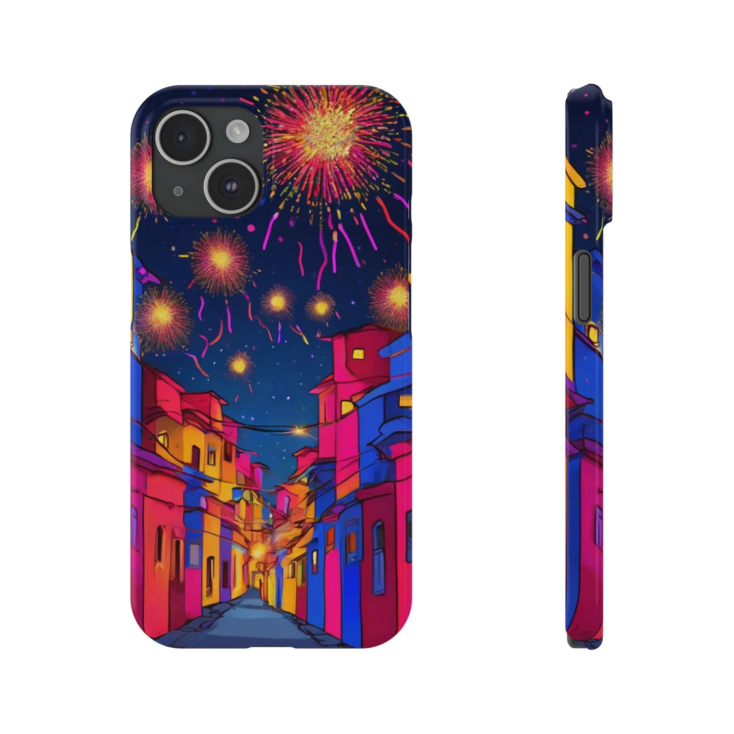 Phone Cases - Diwali Night Sparkles and Celebration Slim Case | Artloom Gallery