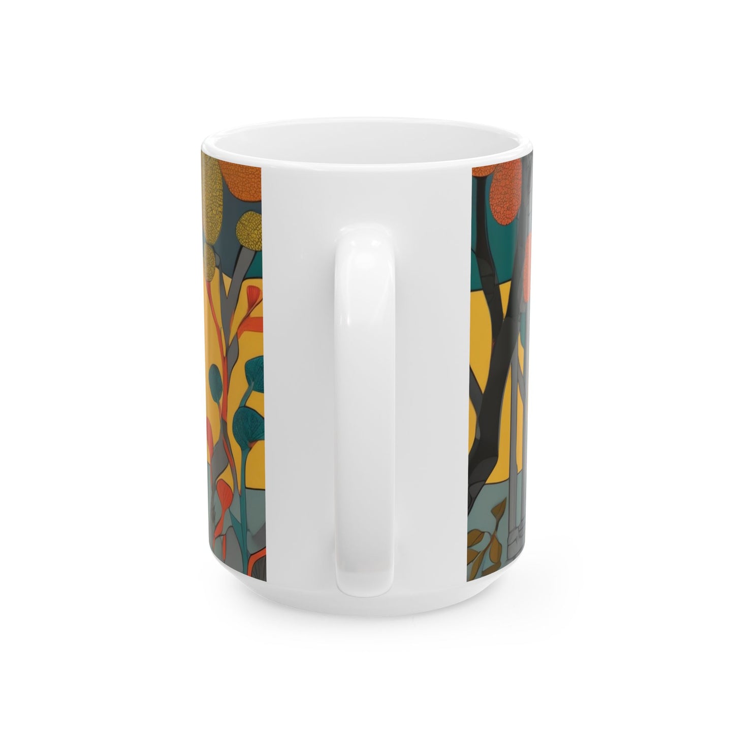 Diwali Celebration Mug – Girl Lighting a Diya Artwork (11oz/15oz) | Artloom Gallery