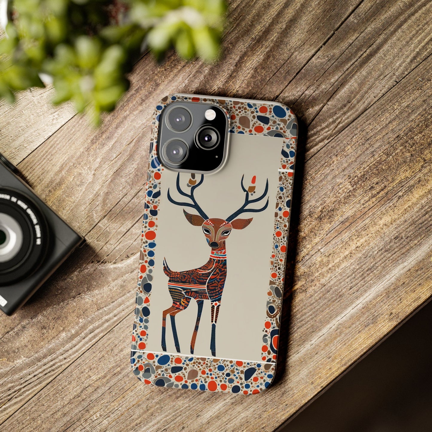 Phone Cases - Deer In The Headlights Slim Case