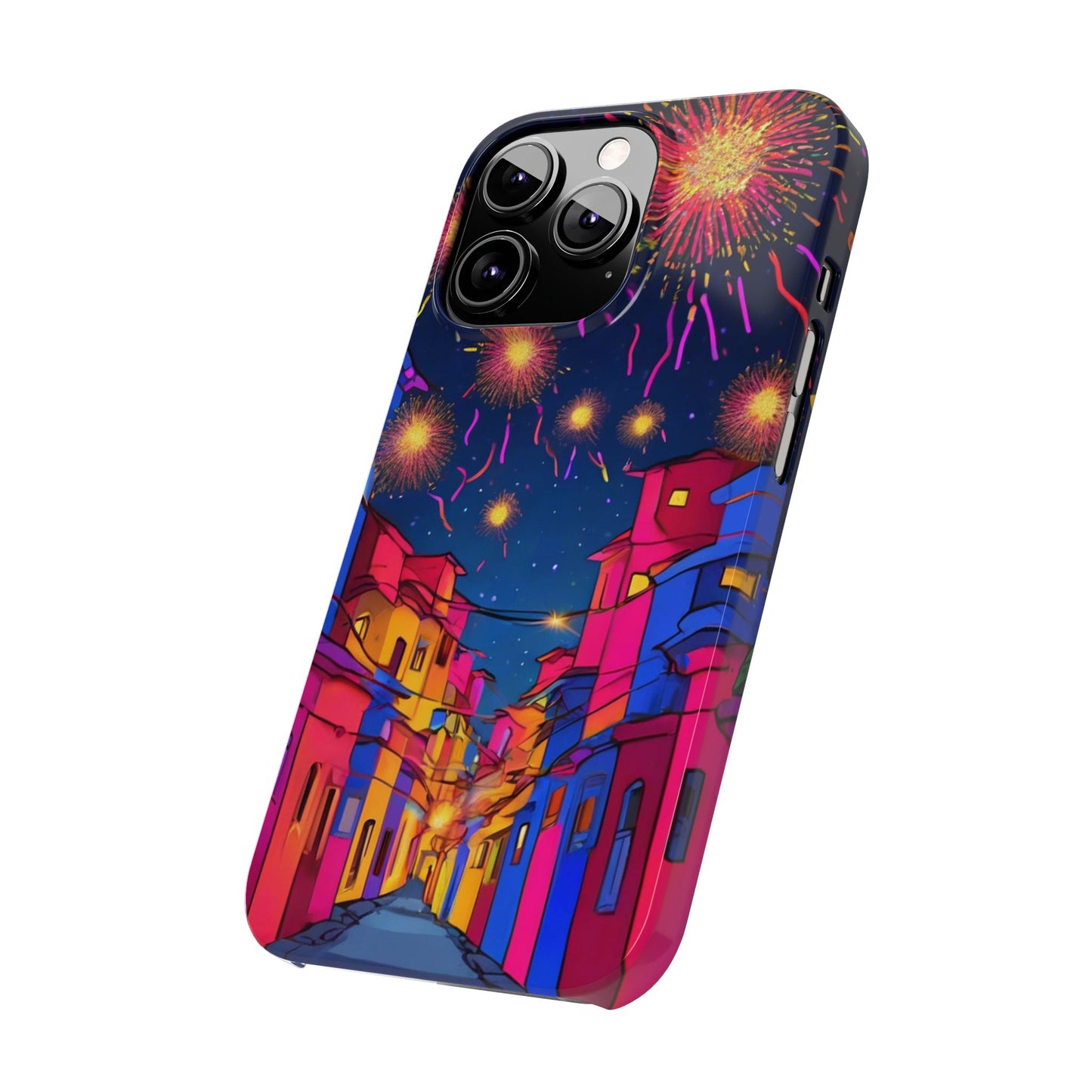 Phone Cases - Diwali Night Sparkles and Celebration Slim Case | Artloom Gallery