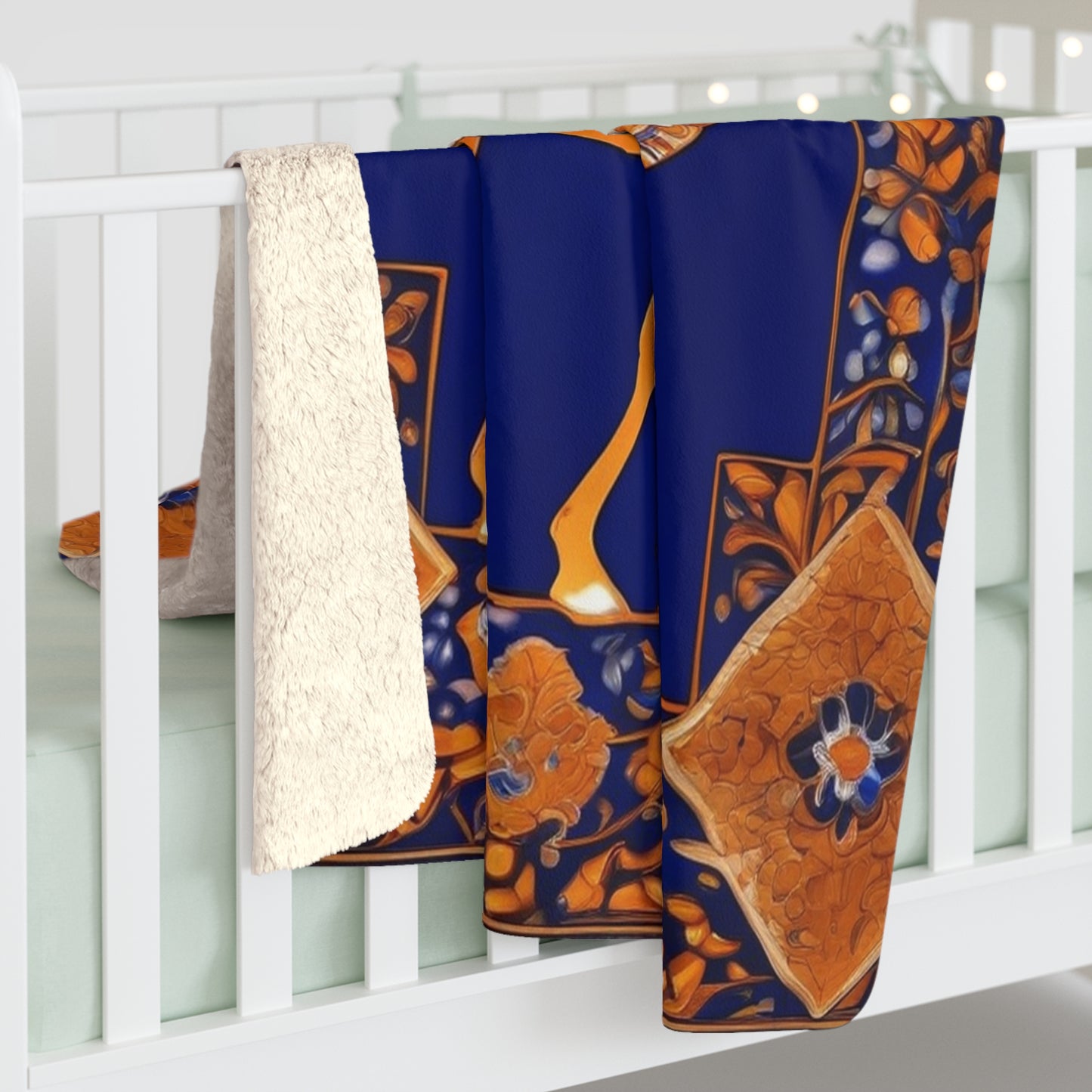 Desert Jewel Sherpa Blanket | Artloom Gallery