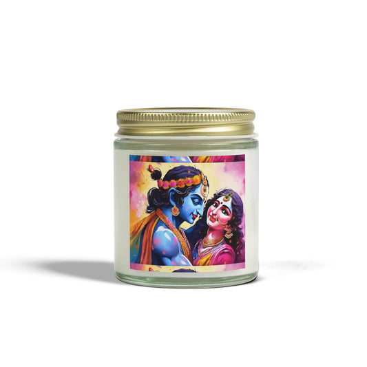 Radha Krishna Scented Candle (4oz, 9oz) | Artloom Gallery