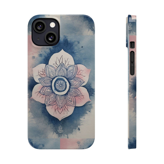 Water Color Flower Painting Slim Phone Case | Artloom Gallery