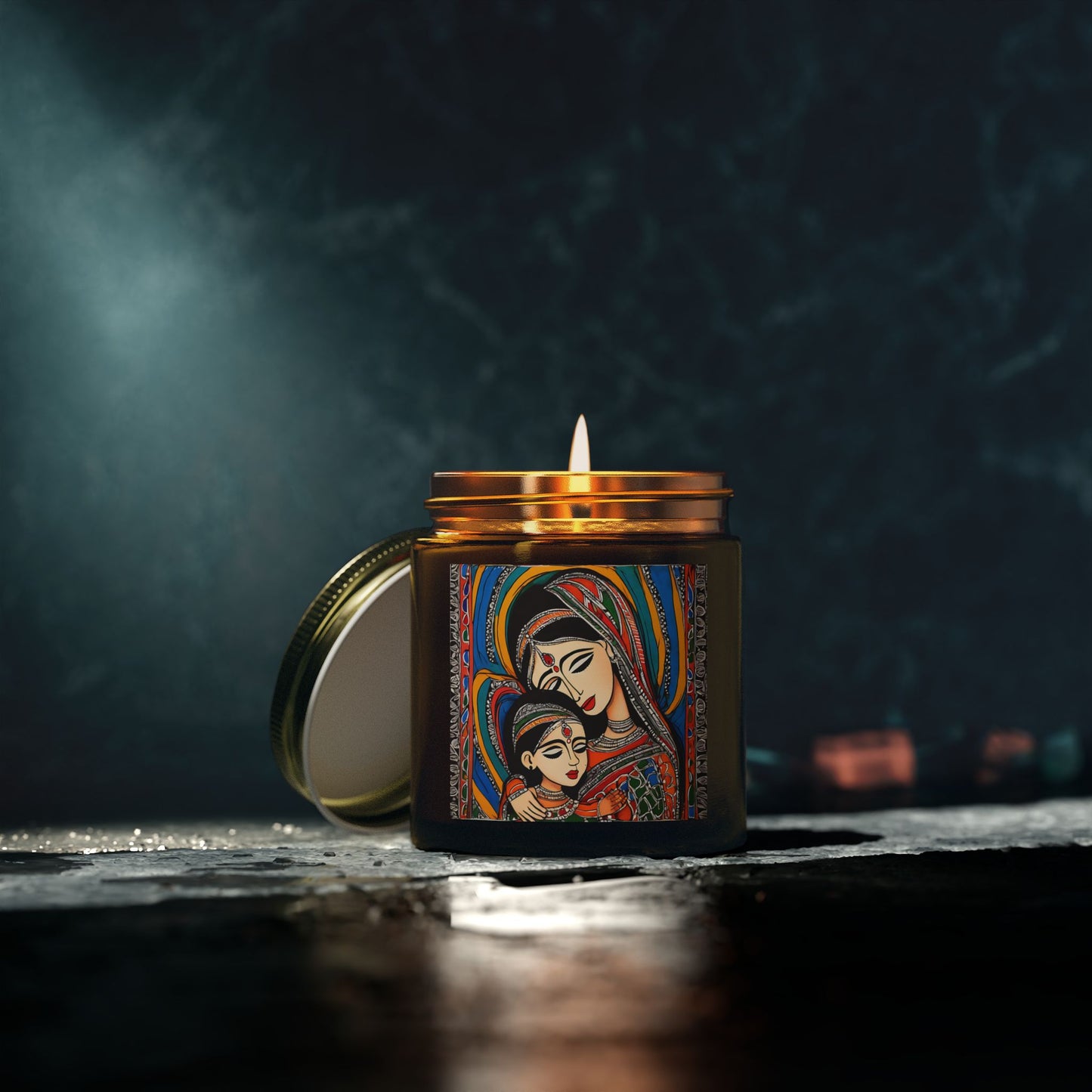 Mother And Child Scented Candle (4oz, 9oz) | Artloom Gallery