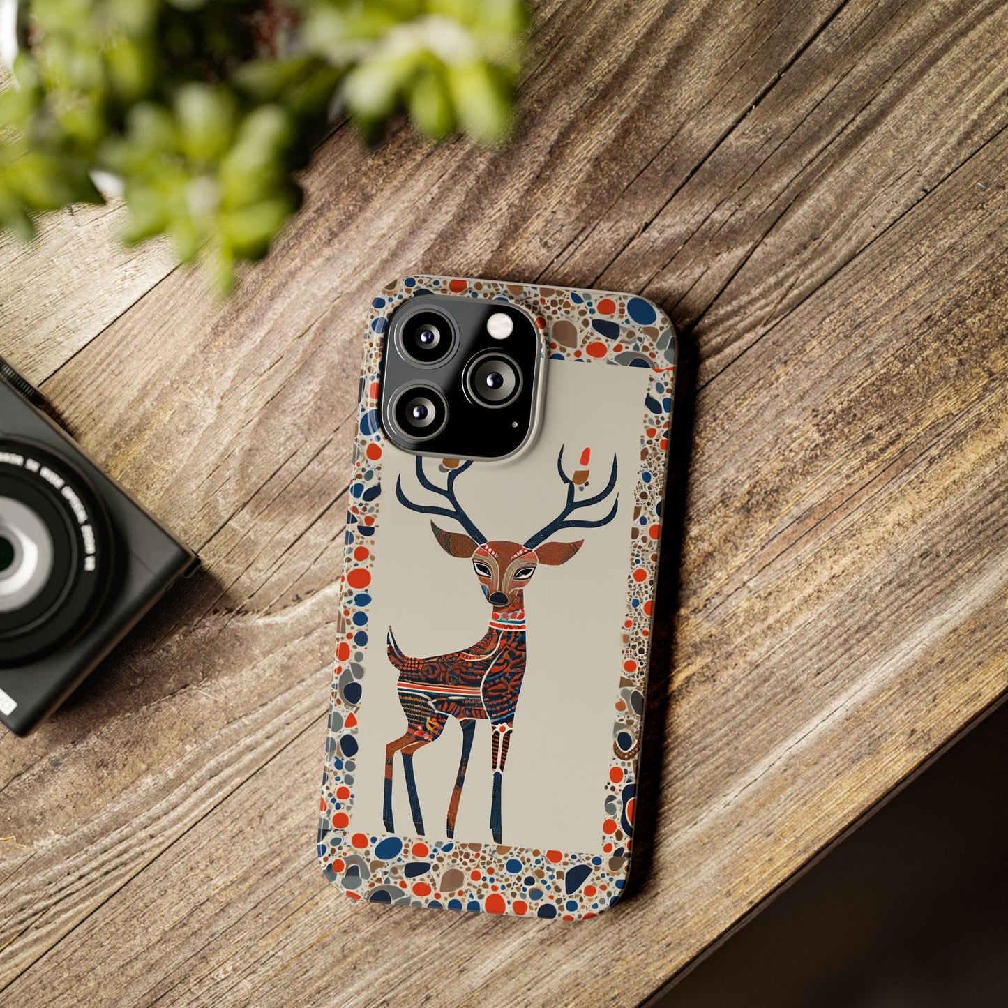 Phone Cases - Deer In The Headlights Slim Case