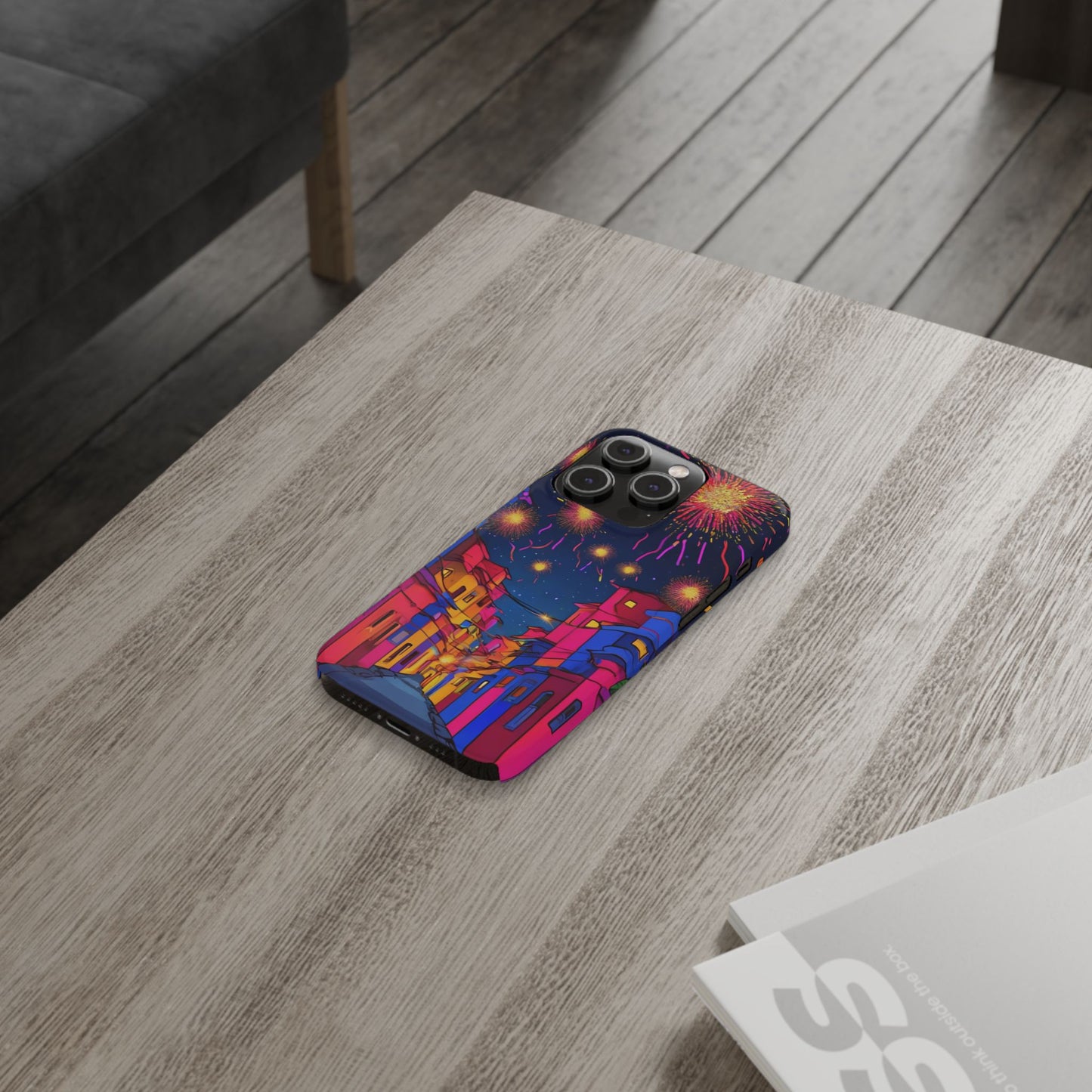 Phone Cases - Diwali Night Sparkles and Celebration Slim Case | Artloom Gallery