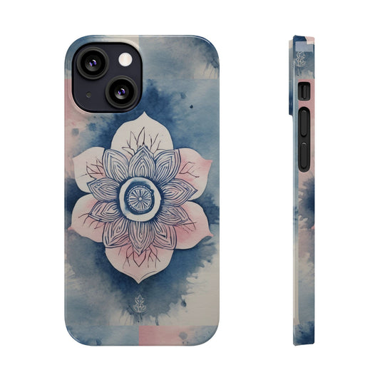 Water Color Flower Painting Slim Phone Case | Artloom Gallery