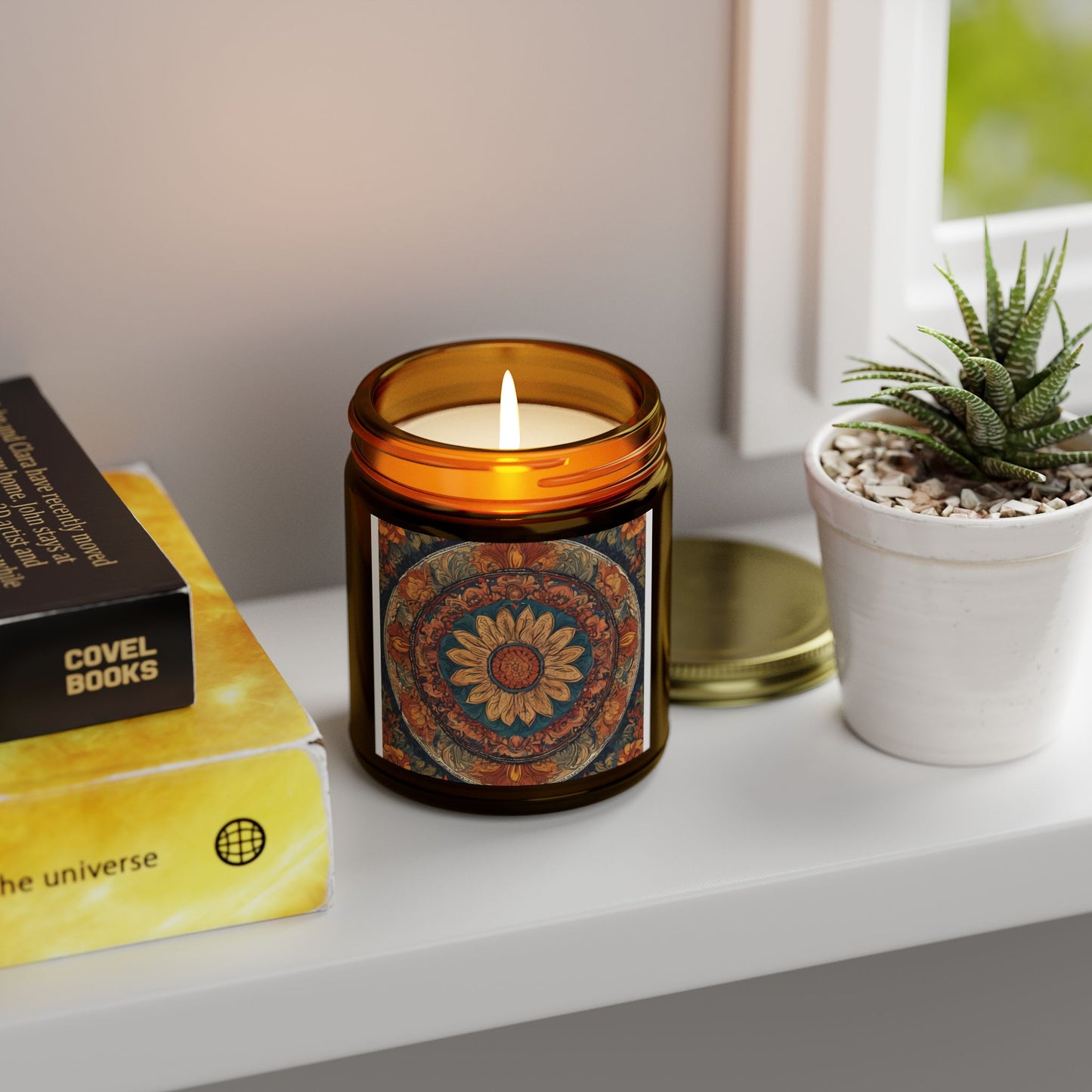 Artistic Mandala Scented Candle (4oz, 9oz) | Artloom Gallery