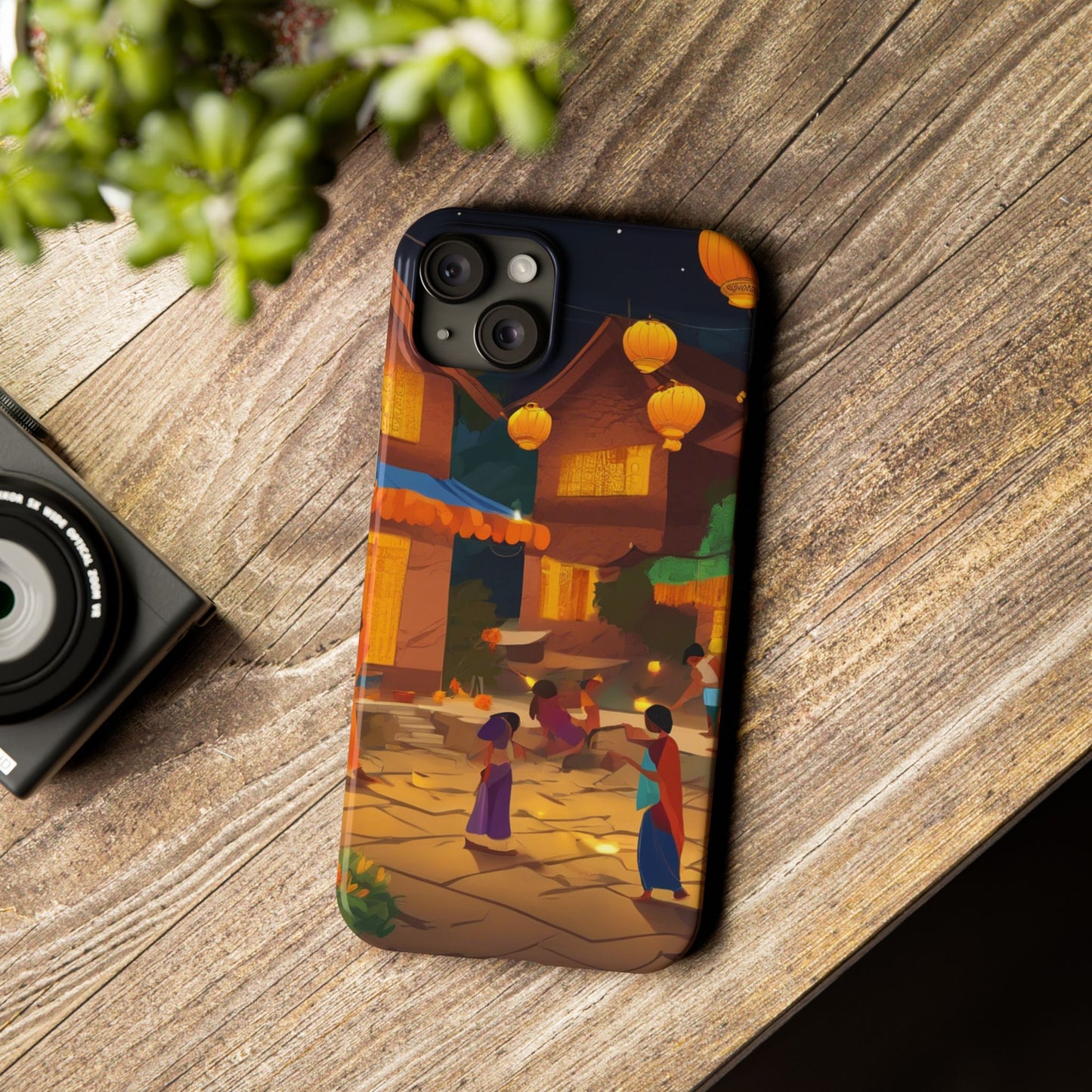 Festival of Lights Slim Phone Case | Artloom Gallery