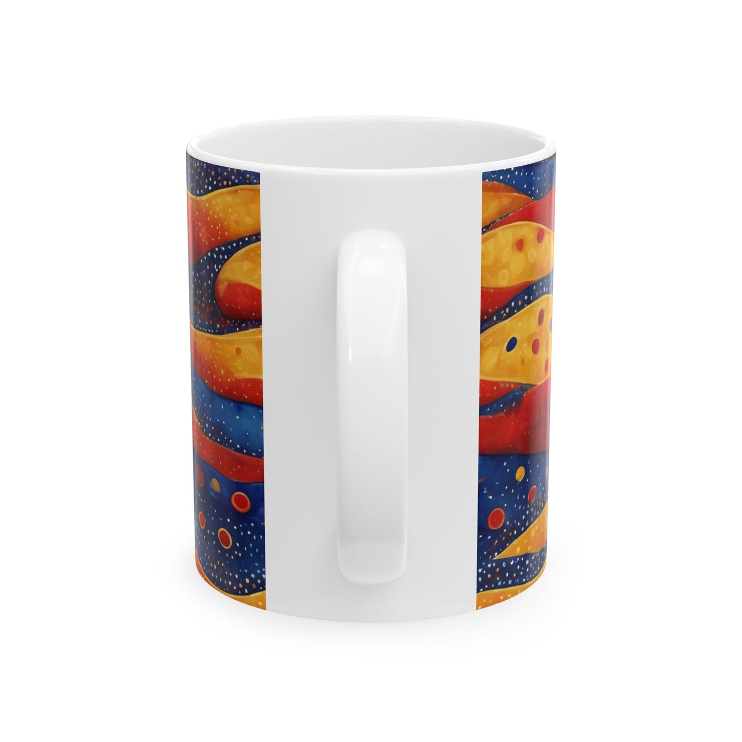 Festival Drapes Ceramic Mug | Artloom Gallery