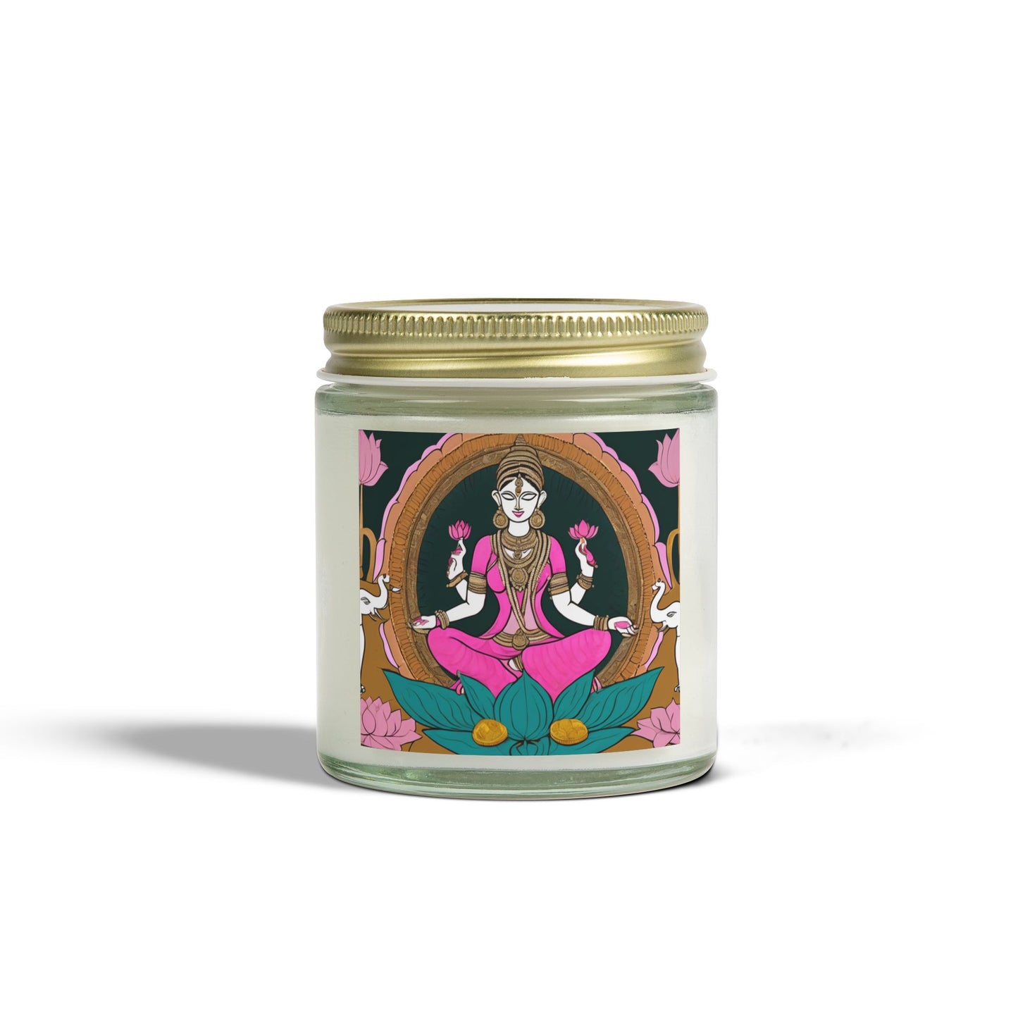 Goddess Laxmi Scented Candle for Diwali  (4oz, 9oz) | Artloom Gallery