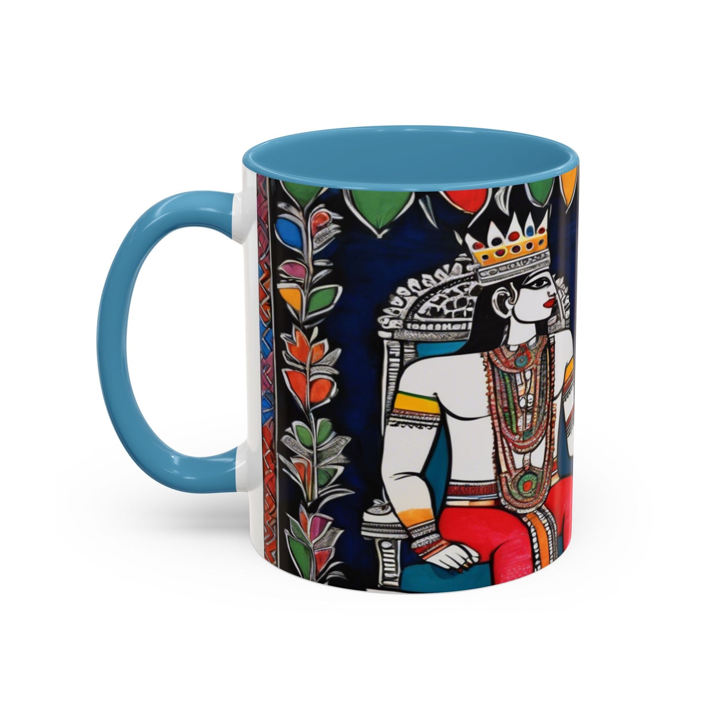 Artistic Madhubani Indian Art – Ceramic Coffee Mug (11oz/15oz) | Artloom Gallery
