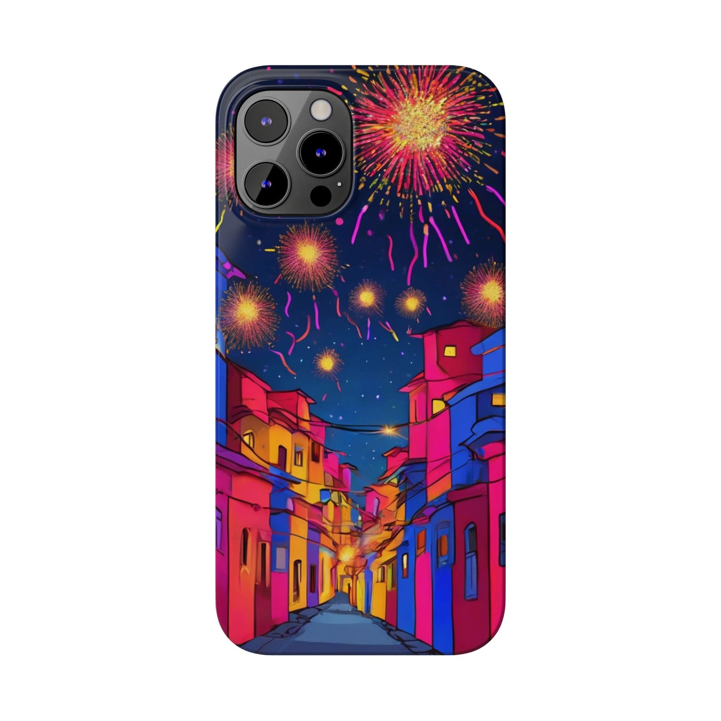 Phone Cases - Diwali Night Sparkles and Celebration Slim Case | Artloom Gallery