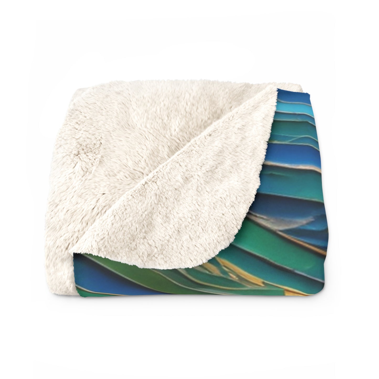 River of Dreams Cozy Sherpa Blanket | Artloom Gallery