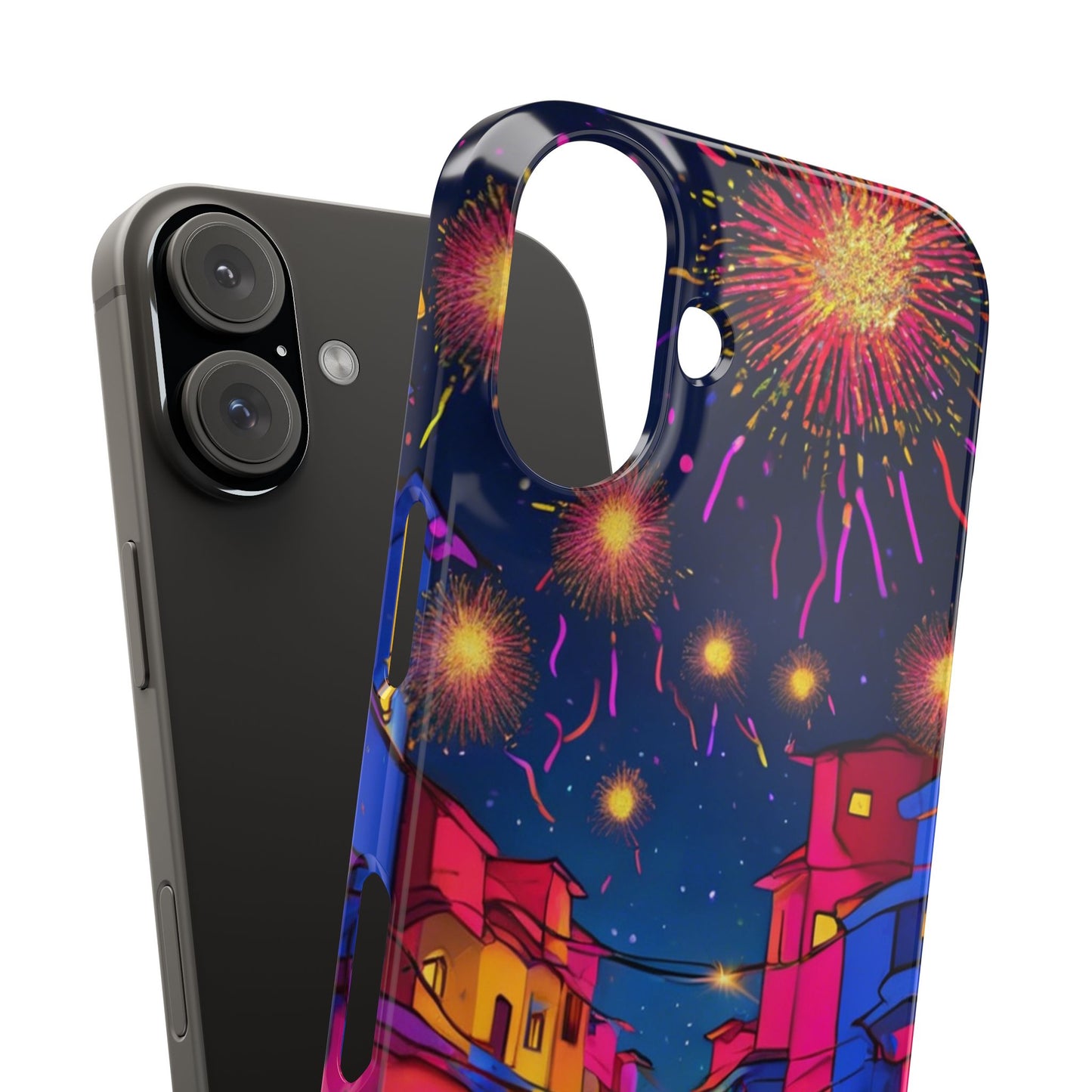 Phone Cases - Diwali Night Sparkles and Celebration Slim Case | Artloom Gallery