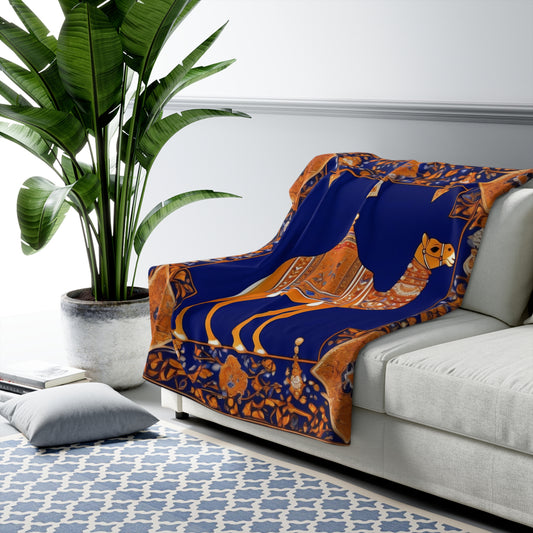 Desert Jewel Sherpa Blanket | Artloom Gallery