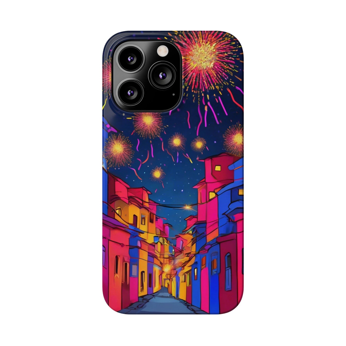 Phone Cases - Diwali Night Sparkles and Celebration Slim Case | Artloom Gallery