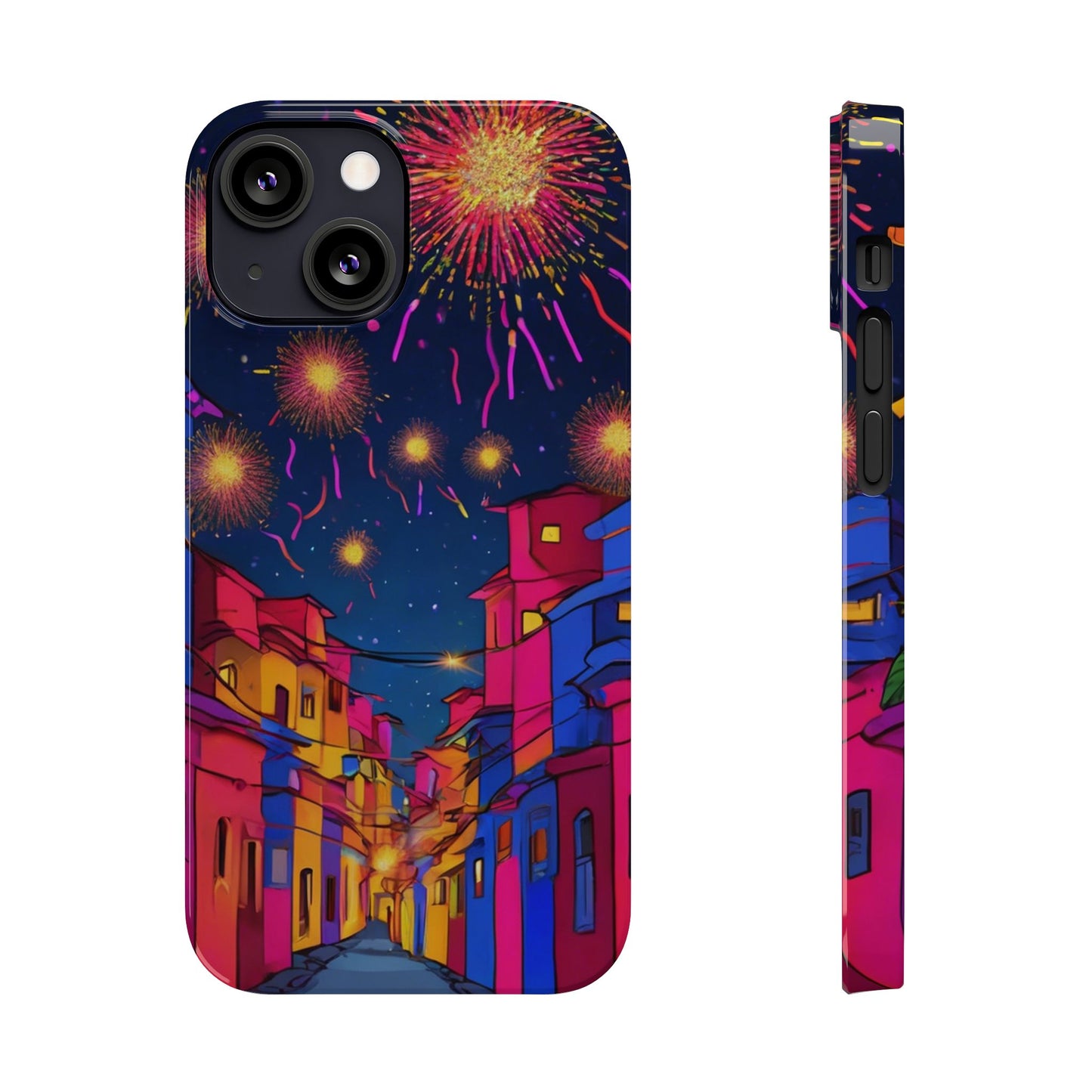 Phone Cases - Diwali Night Sparkles and Celebration Slim Case | Artloom Gallery